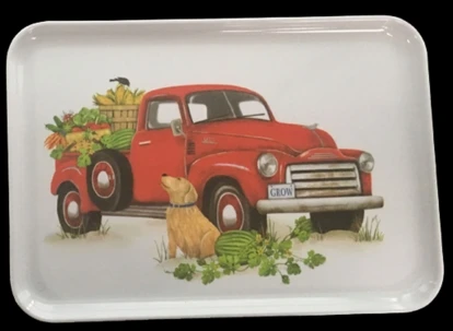 New Orleans calories count Rectangular OEM branded Custom print promotional melamine tray