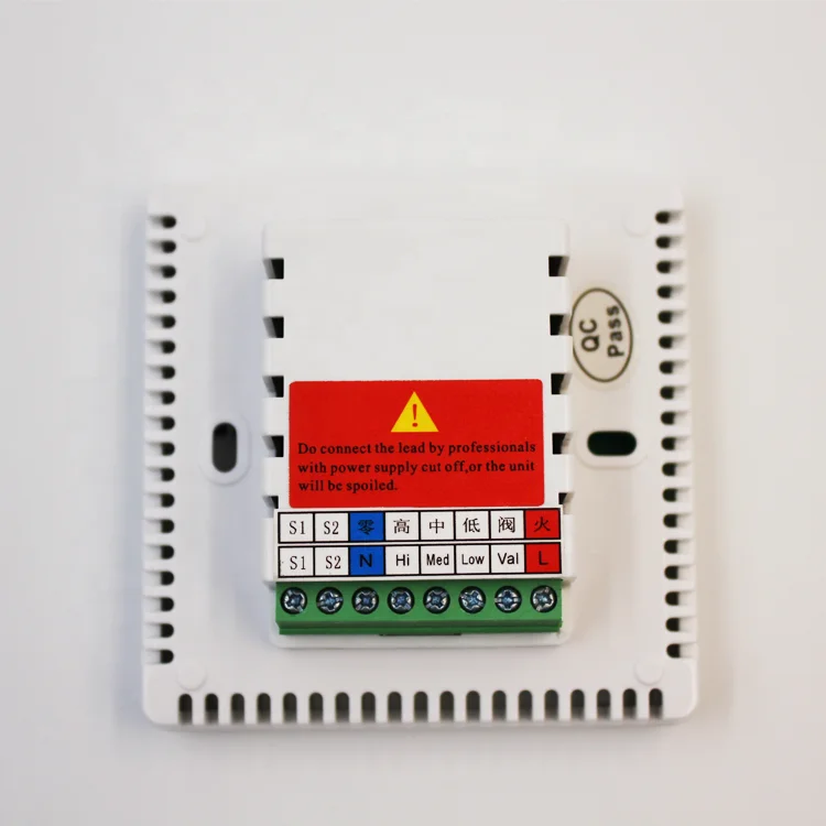 Wall Fan Coil Unit Thermostat Air Conditioner Fan Coil Controller Smart Thermostat