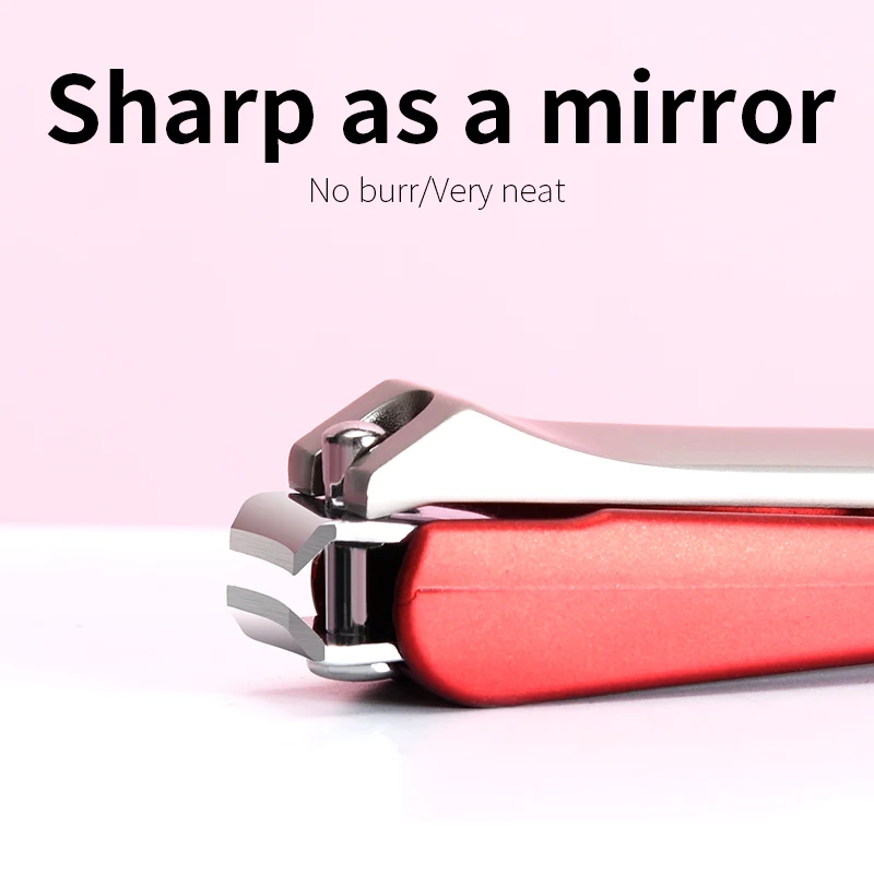 Professional Sharp Fingernail  Toenail Clipper Cutters ABS Rubber Plastic Anti-Splash  Zinc Alloy for Nails Cutter