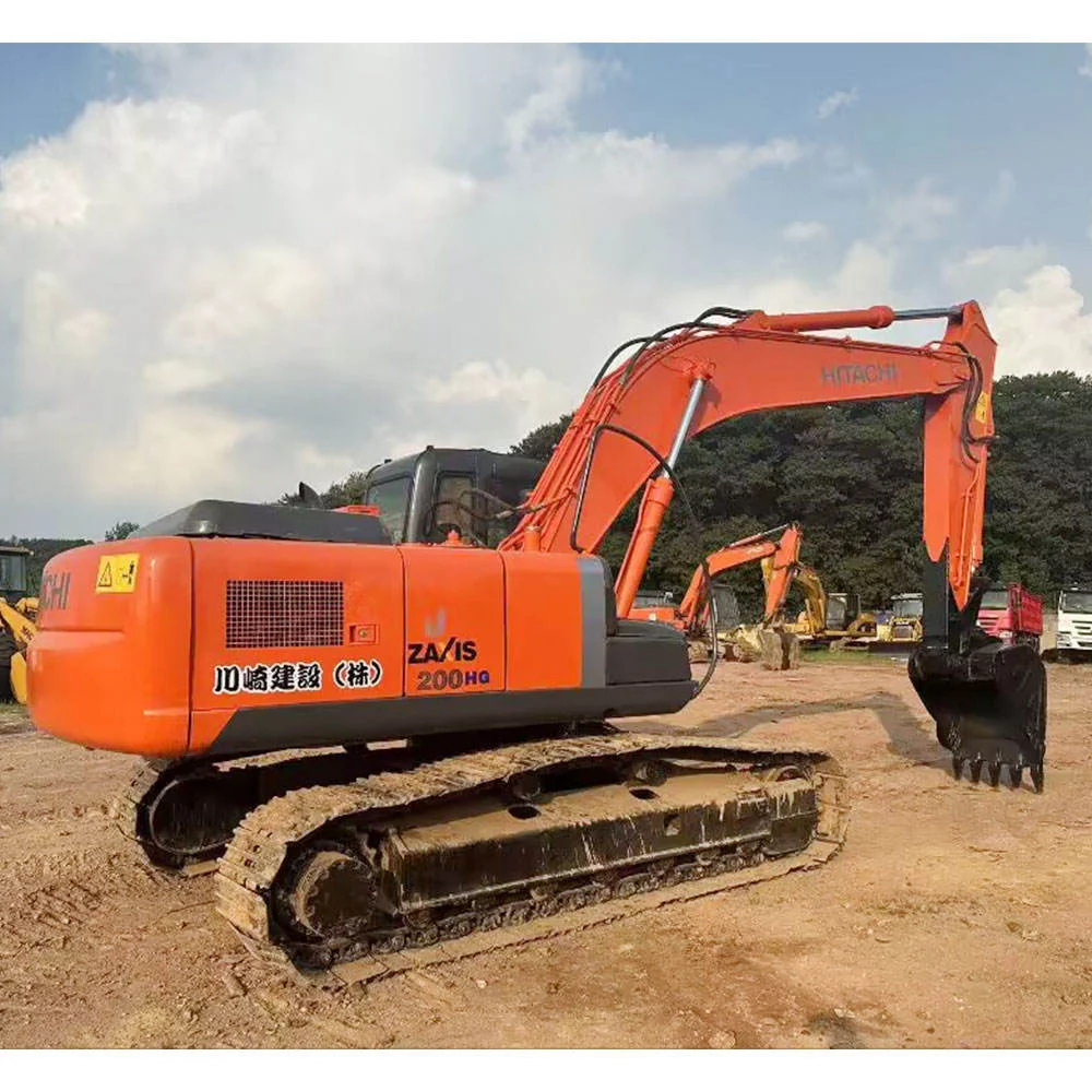 Used Excavator Hitachi Zaxis 200 20 Ton Original Japan Hitachi Zx200-3 EX200 hydraulic crawler digger excavator