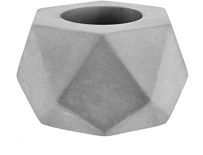 Portable Ethanol Tabletop Fire Pit Smores Maker Mini Personal Fireplace Rubbing Alcohol Concrete Fire Bowl Pot