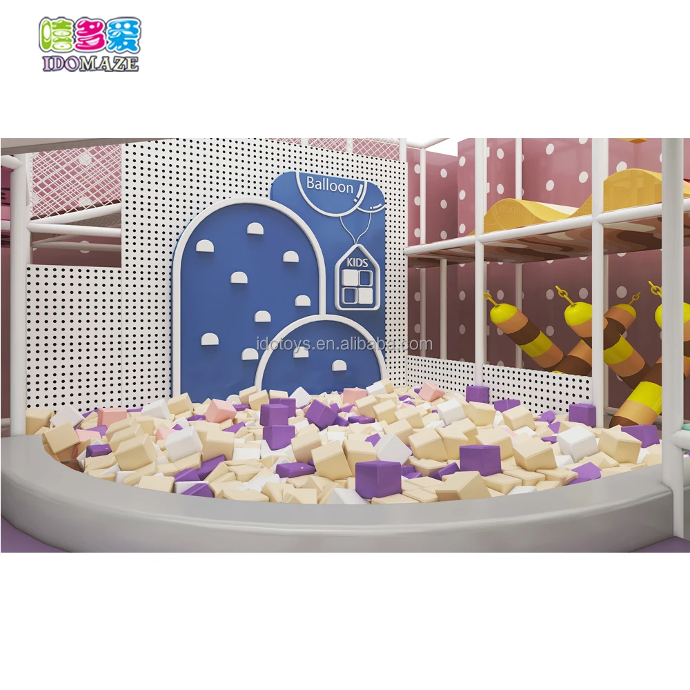 Commercial Hot Sales Kids Indoor Playground Plastic Million Ball Pool Soft Play Dry Pool with Balls