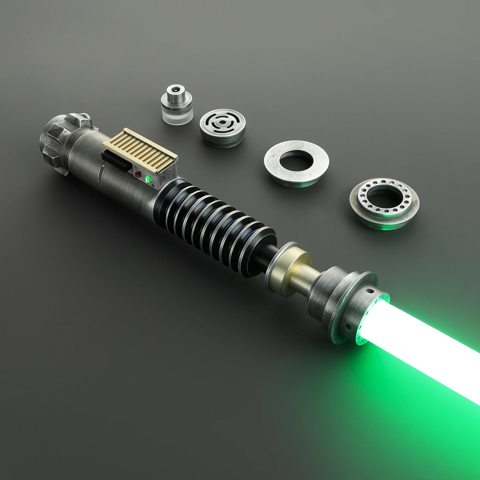 LGTSabers Nexus Weathered Luke Skywalker EP8 Xeno3 pixel Proffieboard RGB Baselit Full Metal CNC Hilt Lightsaber for collectible