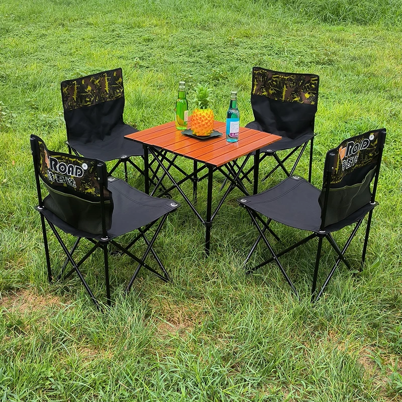 TWROAD Square Aluminum Alloy Folding Table Self-driving Barbecue Picnic Desk Camping Coffee Computer Foldable Dinning Table