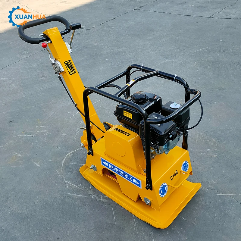 12 months warranty 80kg/ 2 ton 10hp diesel sand reversible earthplate compactors