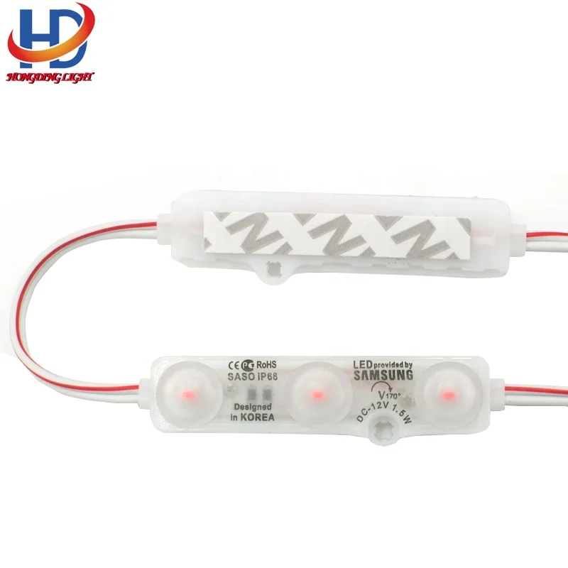 DC12V SMD 5730 2835 3 led 1.5W IP68 68mm*18mm Ready to Ship waterproof LED light module for advertisement sign channel letters