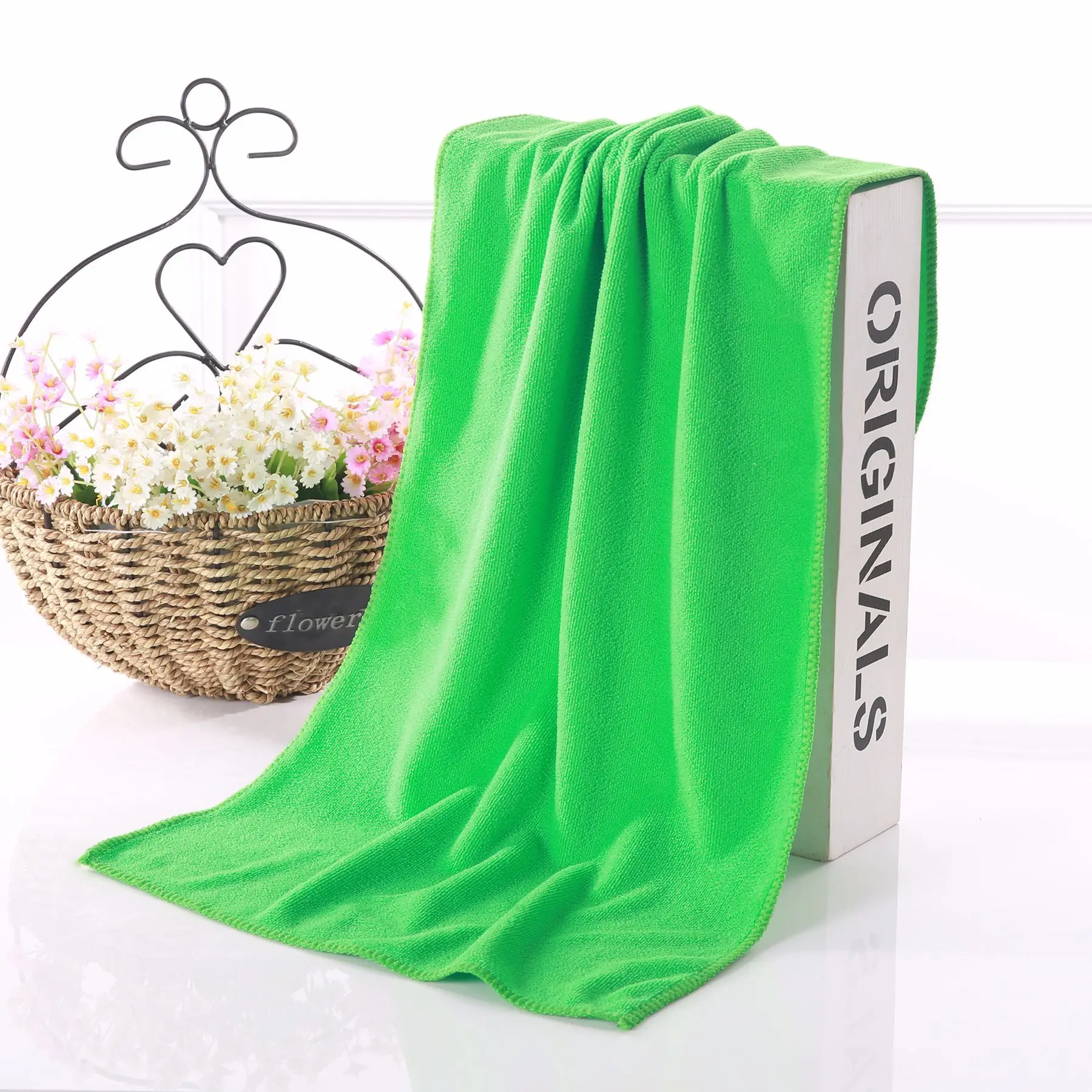 40x40 Wholesale Colorful 100% Microfiber Micro Fiber Cleaning Cloth Microfiber Towels