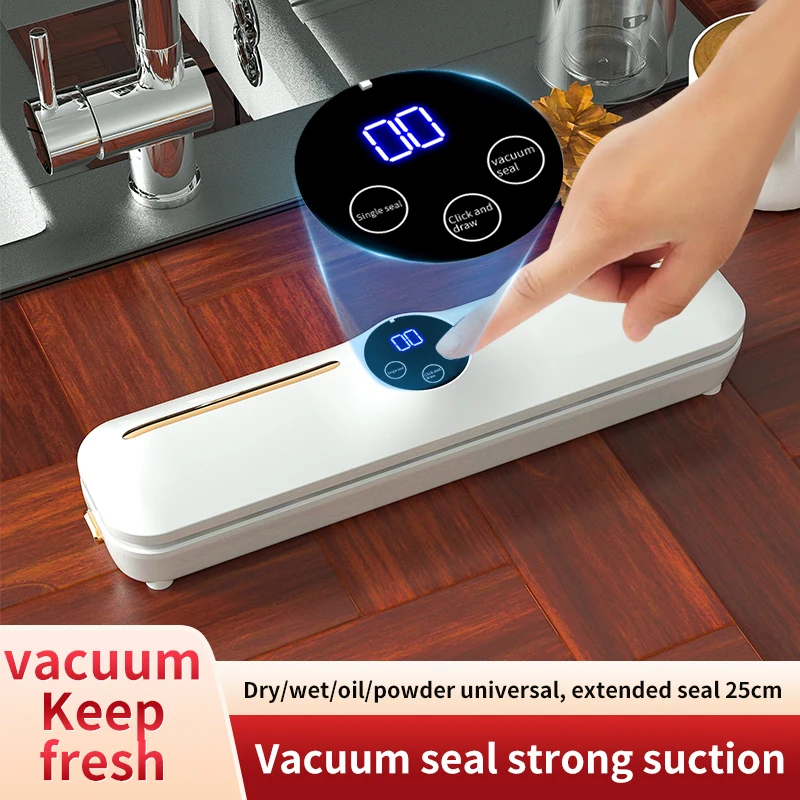 Portable mini automatic  vacuum sealer machine for food packing storage made in china