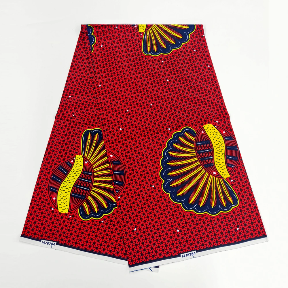 Wholesale Hollandais Super Fabric Wax Print African Ankara Embossed Fabric For Uniform Dress