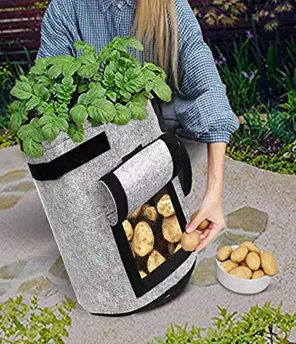 Gallon Felt plant barrel Thickened Garden Non Woven Fibre Plant Pot
