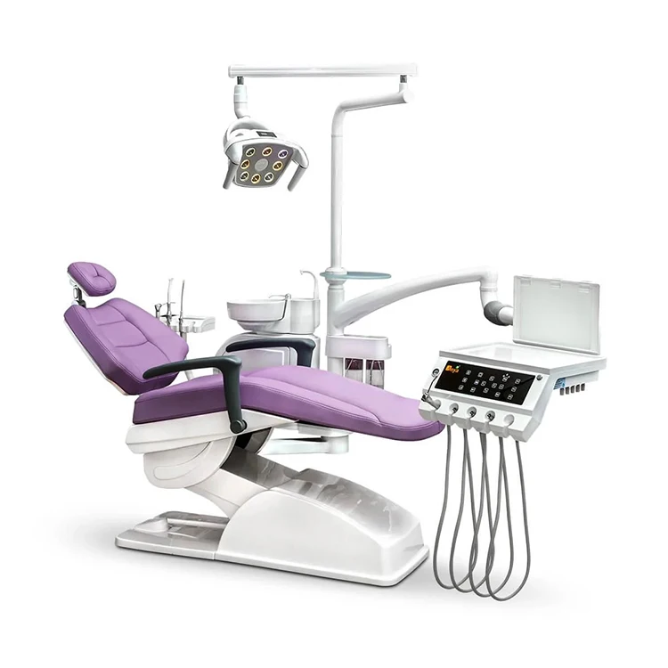 Dental Chair BT-SA02 Cheap Medical Clinical Integral Dental Unit Dental Chair With Air Compressor LED Lamp Doctor Stool Price
