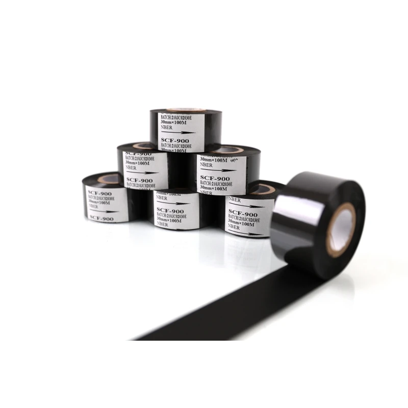 30mm *100m high quality slitted roll date coding foil hot stamping ribbon for Date Coder