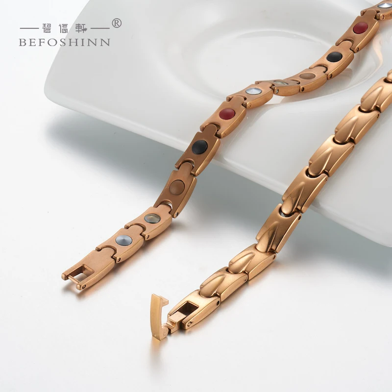 Luxury Titanium Germanium Bio Hip Hop Style Healthy Energy Necklace Accessories for Men and Women