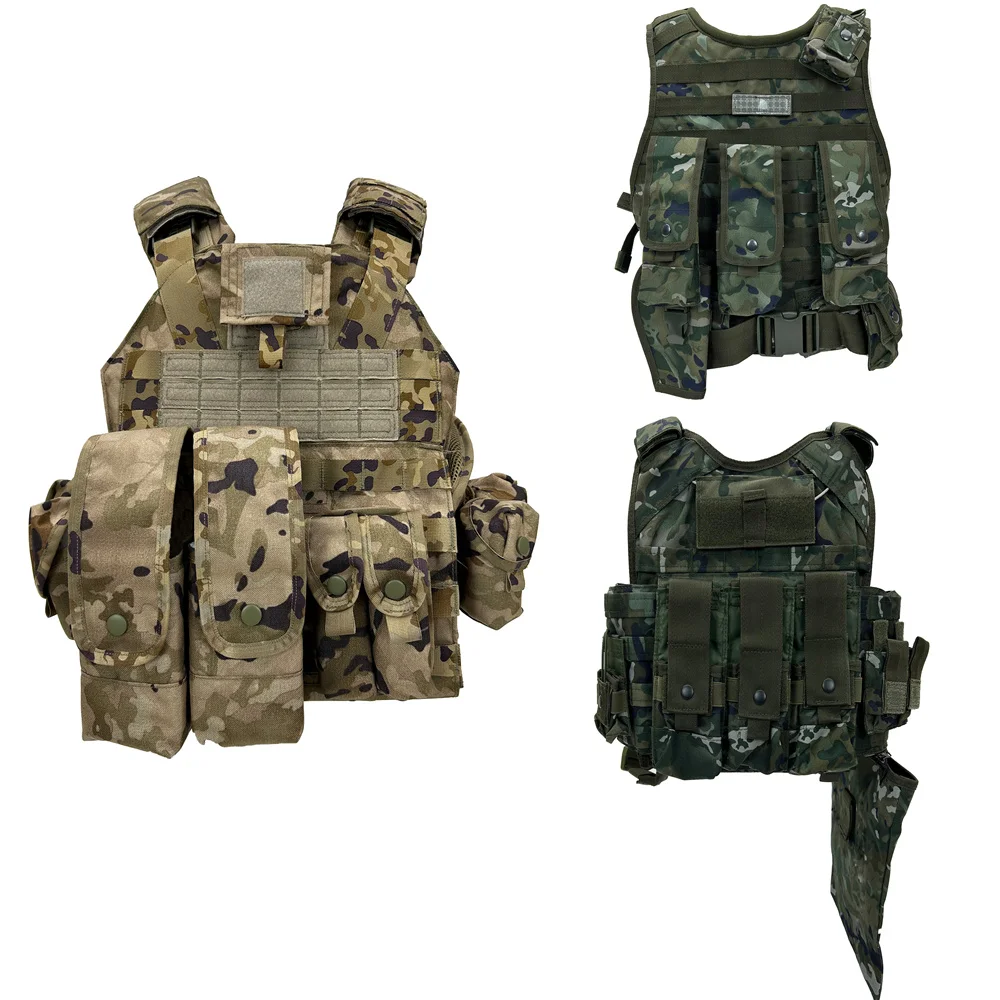 Outdoor Molle Chaleco Tactico Personal Protective oxford Plate Carrier Tactical Vest for Adult