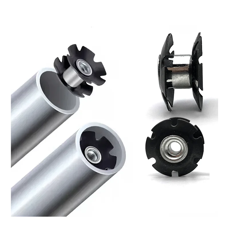 Round Double Layers Metal Insert Hole Plugs Steel Furniture Spring Threaded Tube Insert Nut Sunflower Lock Nut Star Nut