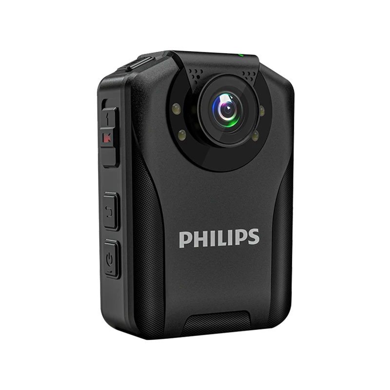 PHILIPS Small Portable Night Vision Police Body worn camera VTR8201 3400mAh built-in li-ion battery, over 12 hours each operate