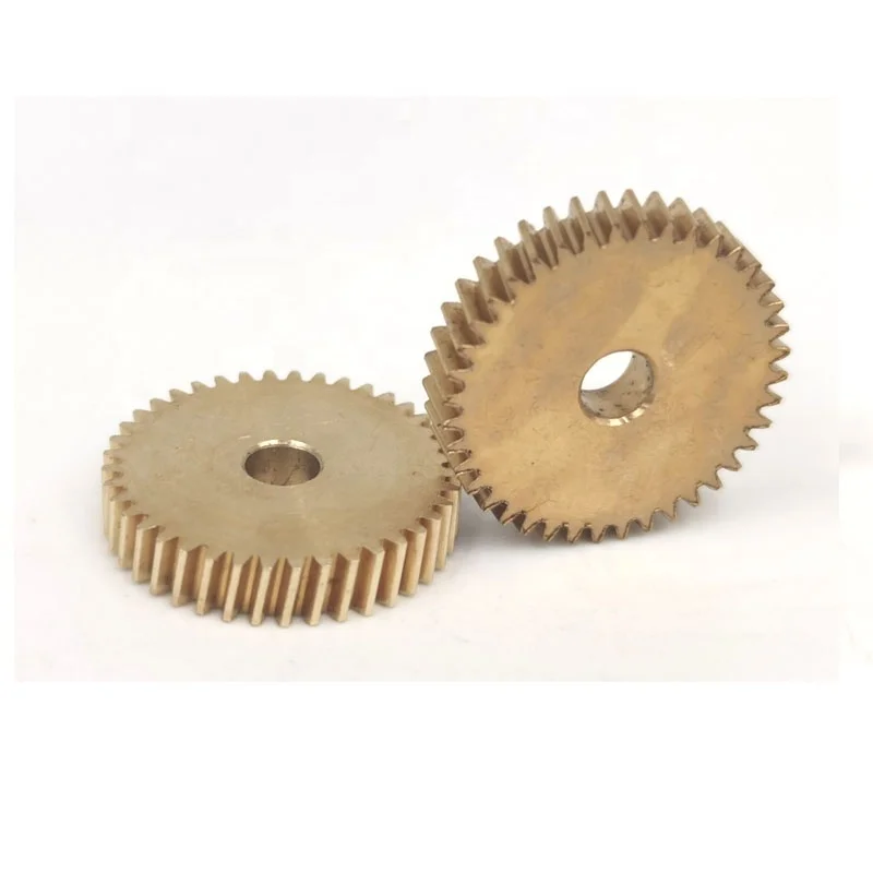 Custom Buy Small  Brass Helical Gear