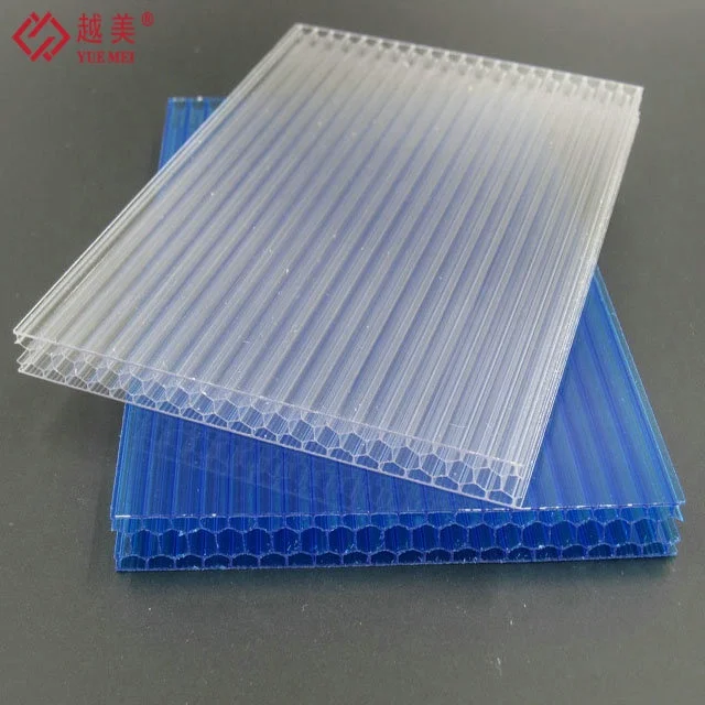 10mm transparent cellular polycarbonate sheets, honeycomb PC -Guangzhou YUEMEI