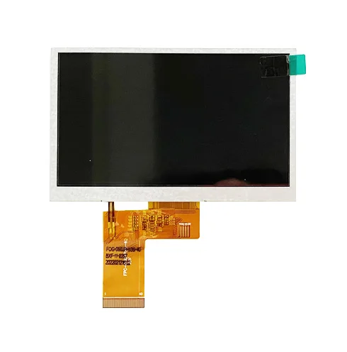 China Factory price 5 inch lcd Screen TN 350 nits 480*272 40pin lcd module RGB lcd display