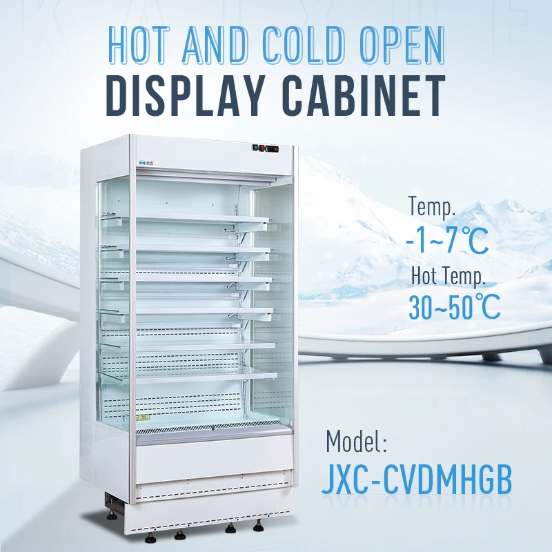 grocery display refrigerator open showcase/multi-deck display fresh food chiller