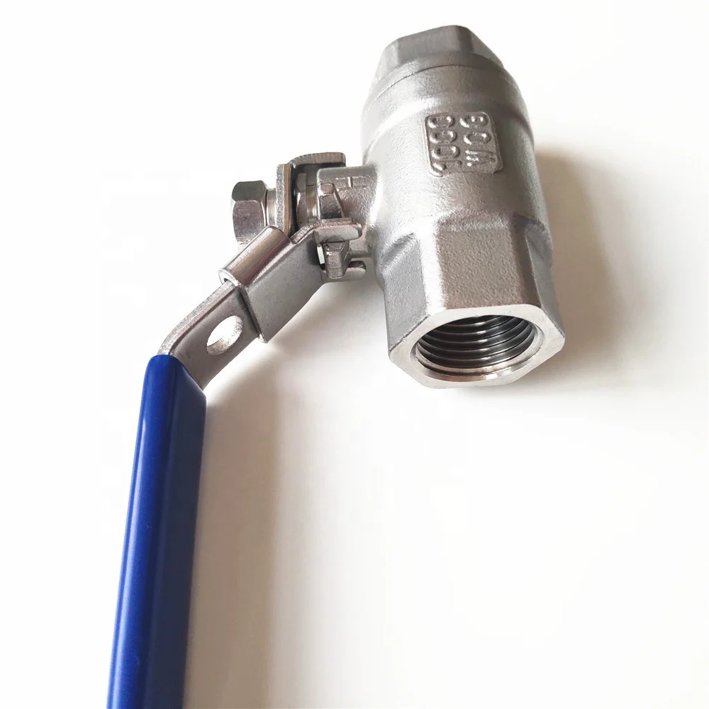 
Full Bore Bsp Thread 1000 wog 316 Stainless Steel 2 piece 1.4408 Ball Valve for Water and Gas 