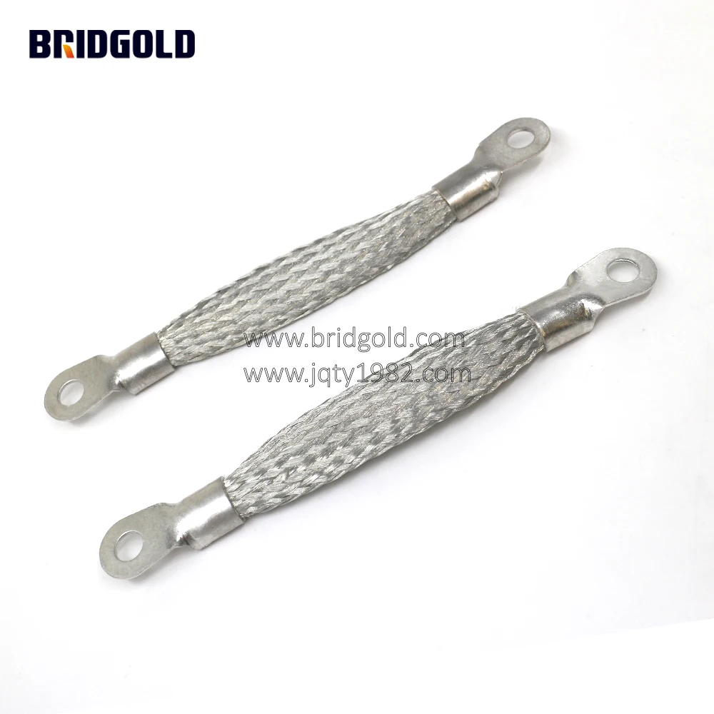 Copper Braided flexible shunt for Lightning protection grounding system