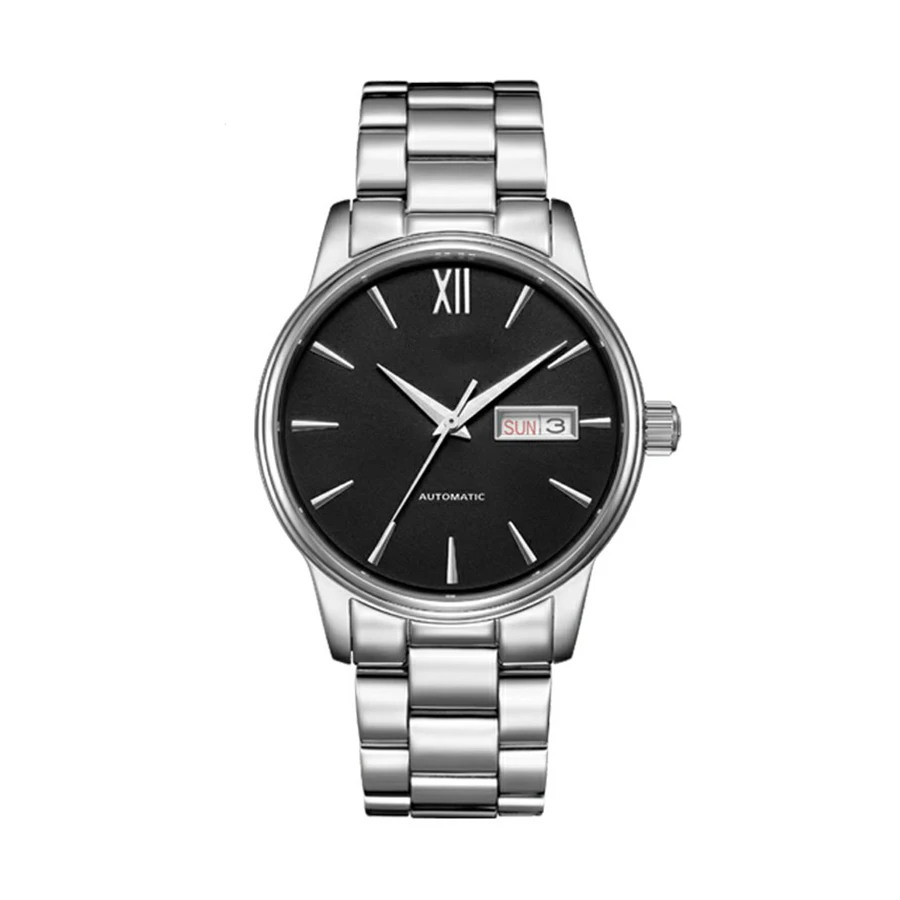 Sedex audit Guangdong manufacturer custom watch dial colour movement straps luxury mens style mechanical watches