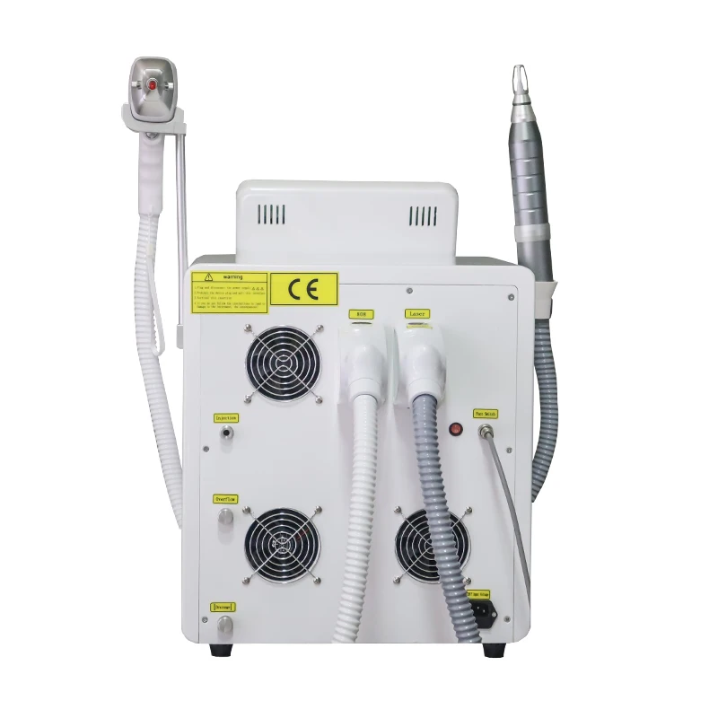 Portable multifunctional 2-in-1 Pico diode carbon skin pigment removal ice titanium 808nm diode hair removal CE beauty machine