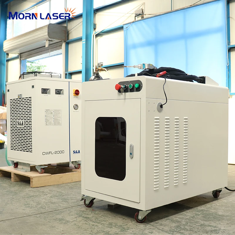  Портативный Ручной Волоконно-лазерный сварочный аппарат Morn 1000 Вт 1500 2000 cnc для нержавеющей стали и