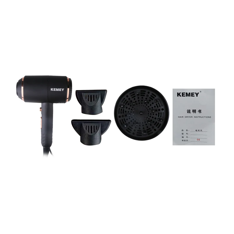  Kemey KM-8896 костюм из трех передач Регулируемый автоматический термостат задний крючок 1300 Вт черный для холодной и горячей воды большой мощности профессиональная Нейл-арт Краска фен