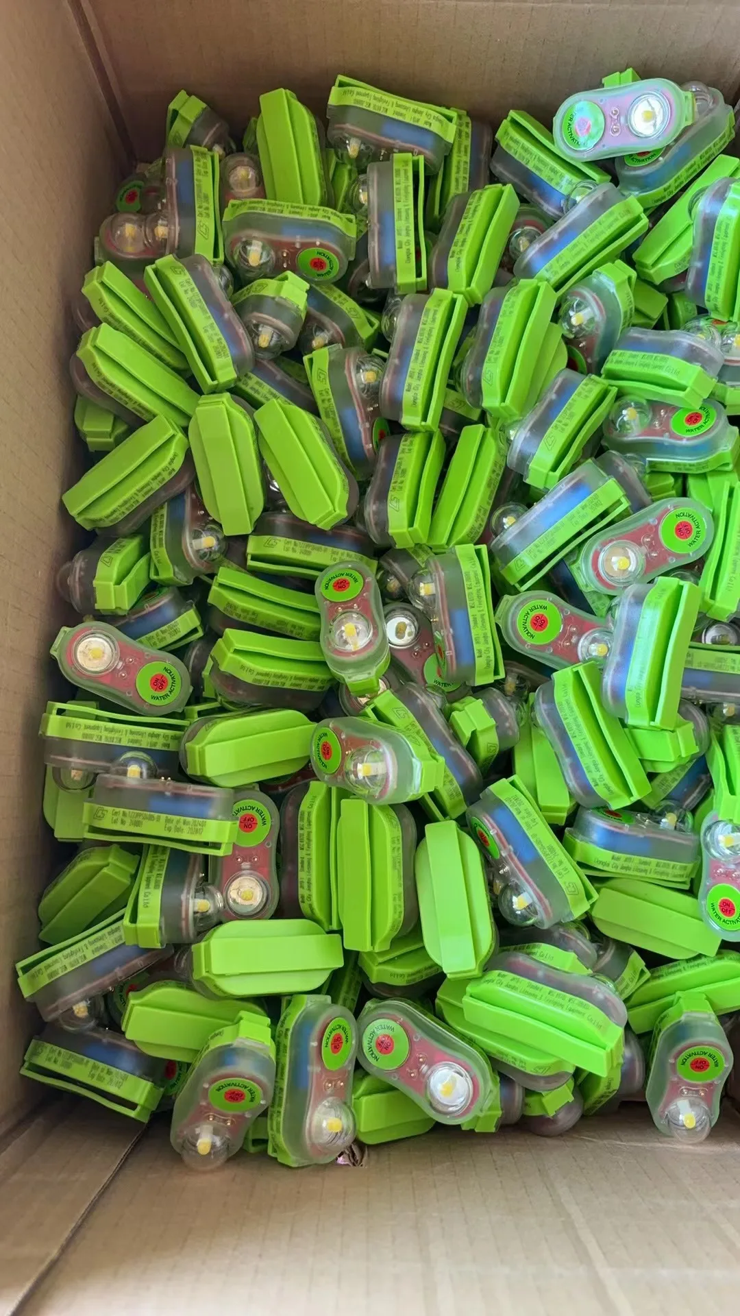 Solas approved water activated led lithium battery marine led life jacket light