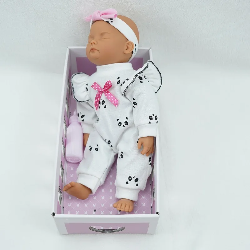 12 inch Highly Durable Soft Vinyl Delicate Reborn Doll Kit bebes reborn de silicona realistas for Gift Boutique