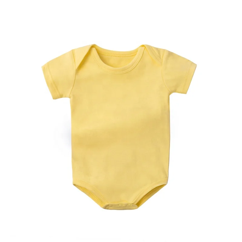 Envelope collar NB size short sleeve rompers for premature infant baby