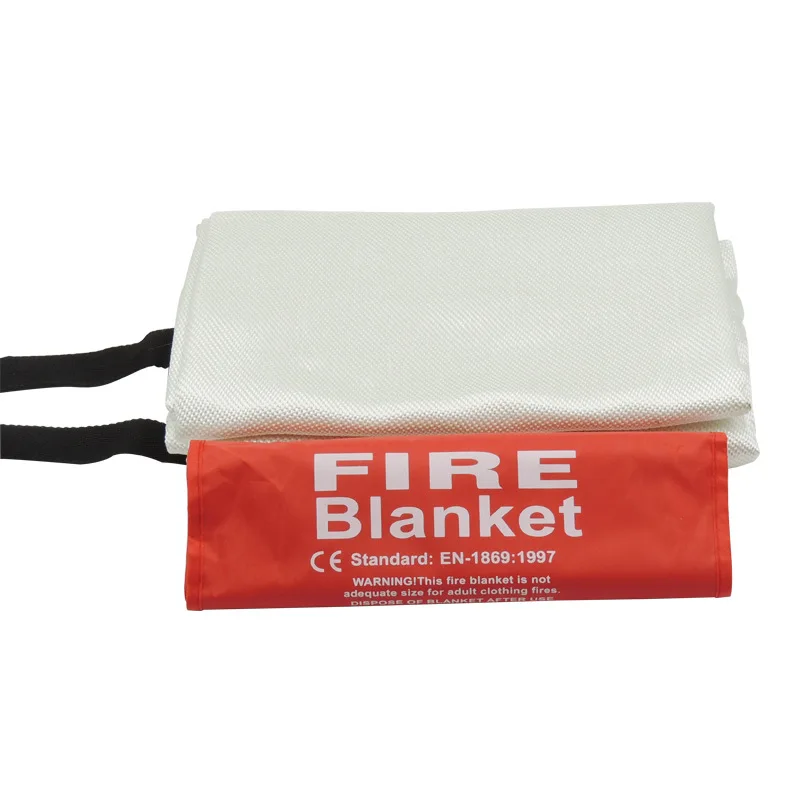 Emergency Fiberglass Fire Blanket Fireproof Blanket made of Fire Resistant Fiberglass for Fire Protection