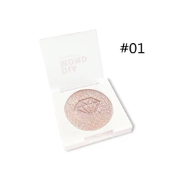 Private Label Shimmer Diamond Glitter Pressed Powder Makeup Highlighter Powder