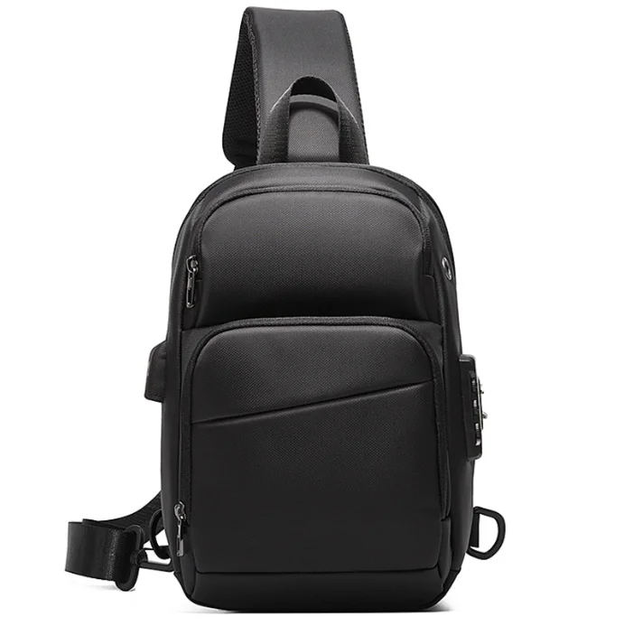 2022 роскошная мужская нагрудная сумка через плечо с защитой от кражи