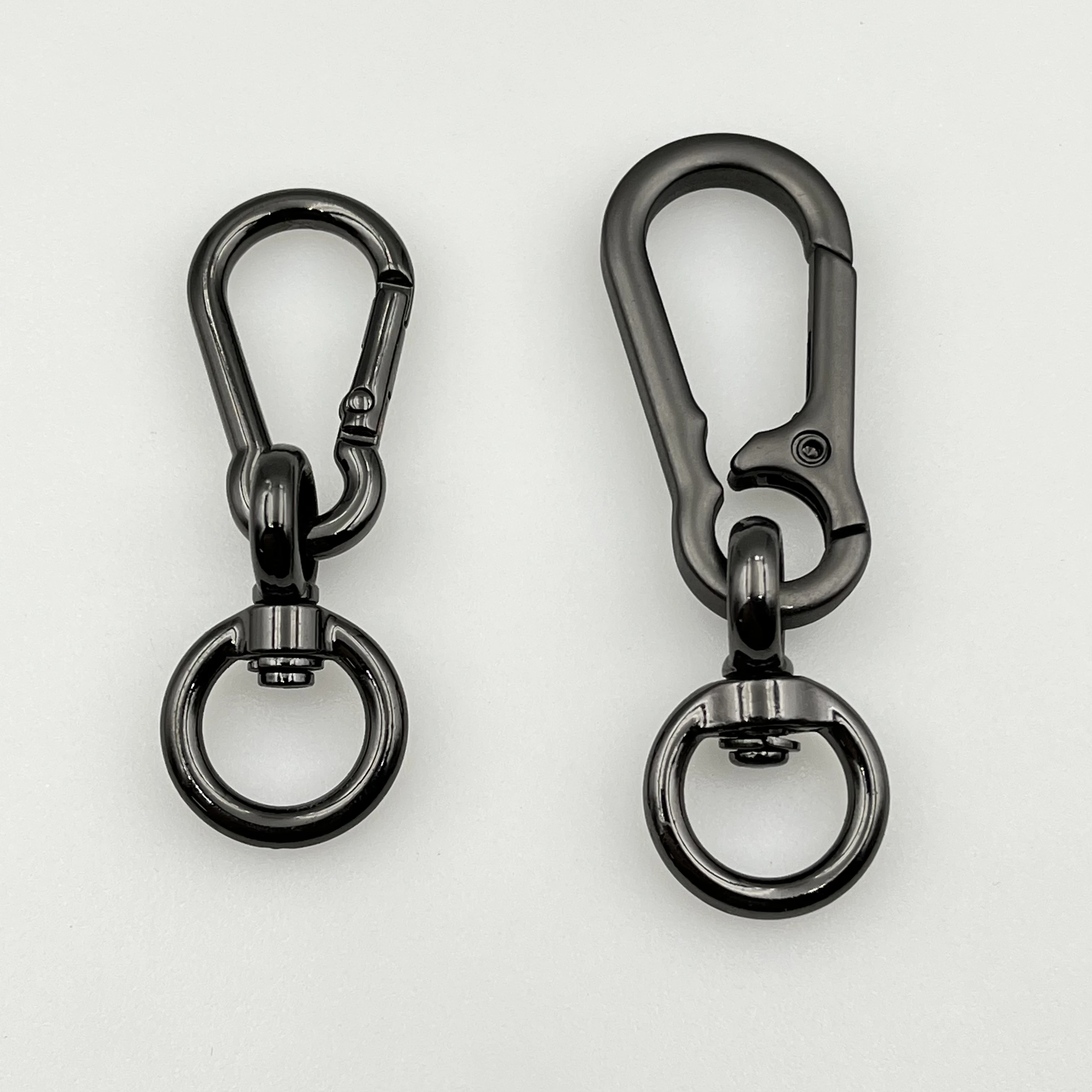 Wholesale Carabiner Keychain with Swivel Clasps Lanyard Snap Hook Metal Keychains and Keyring Hooks Clip