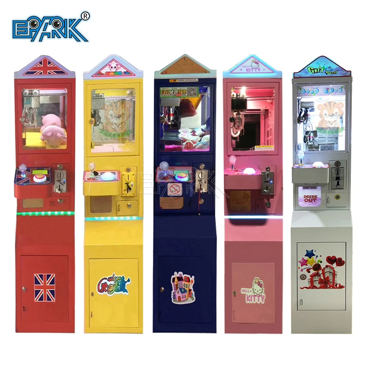 Small Plush Toy Claw Crane Machine Coin Operated Claw Machine Mini Table Top Gift Vending Machine For Sale