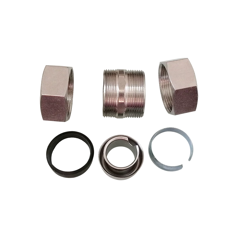 Stainless steel conduit pipe fitting compression connector 25 mm flexible conduit emt pipe compression coupling