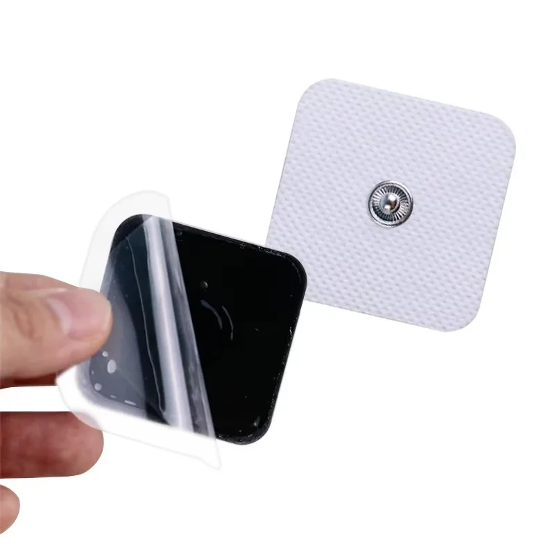 Self Adhesive TENS Unit Pad For EMS Muscle Stimulator Body Massage Machine Reusable Silicone Rubber Electrode Pads