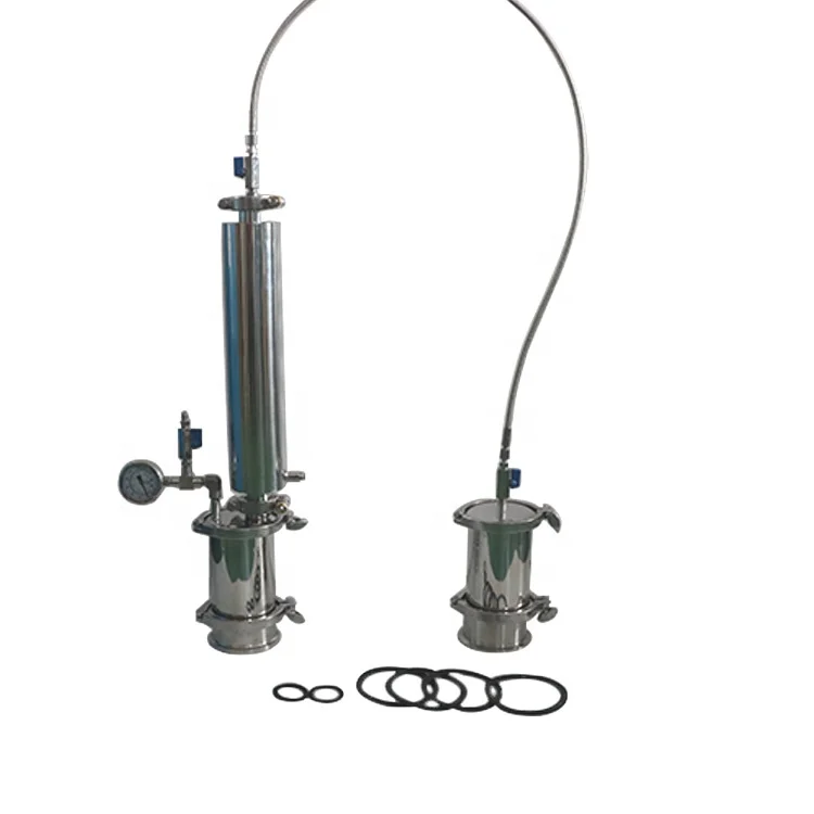 45g to 235g mini top fill BHO dewaxing Closed loop extractor