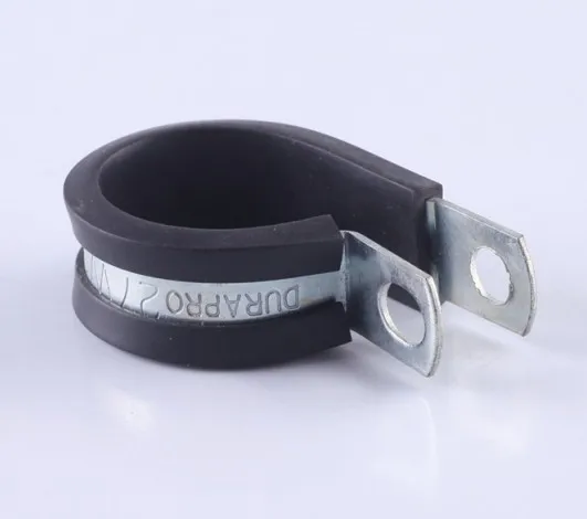 Turbo auto fixing p-clip rubber lined hose clamp
