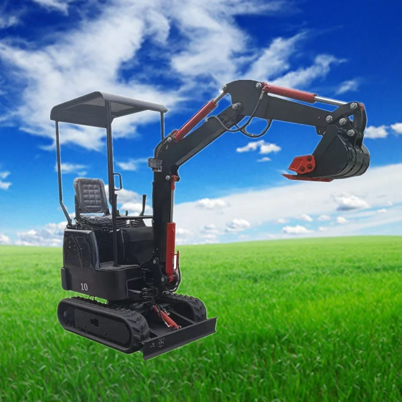 FREE SHIPPING 1000kg Mini Small Digger CE/EPA/EURO 5 China Wholesale Compact Mini Excavators 1 Ton Price
