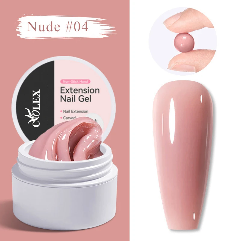 2022 New  Technology Pink Acrylic Non Stick Hand Building Gel Hard Gel Nail Builder Fast Painless Solid Poly Gel Acrylic