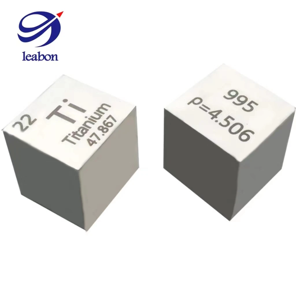 99.99% Titanium Granules Polished Surface Titanium Cube price for decorative engraving