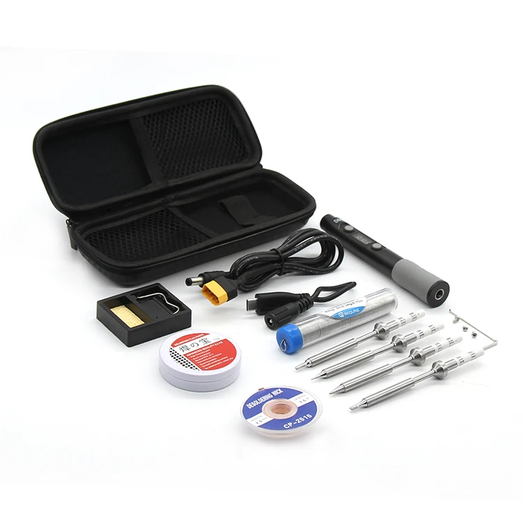 температурой комплект 60 Вт паяльник для подключения к цифровой мультиметр Электрические паяльники сварочные инструменты набор