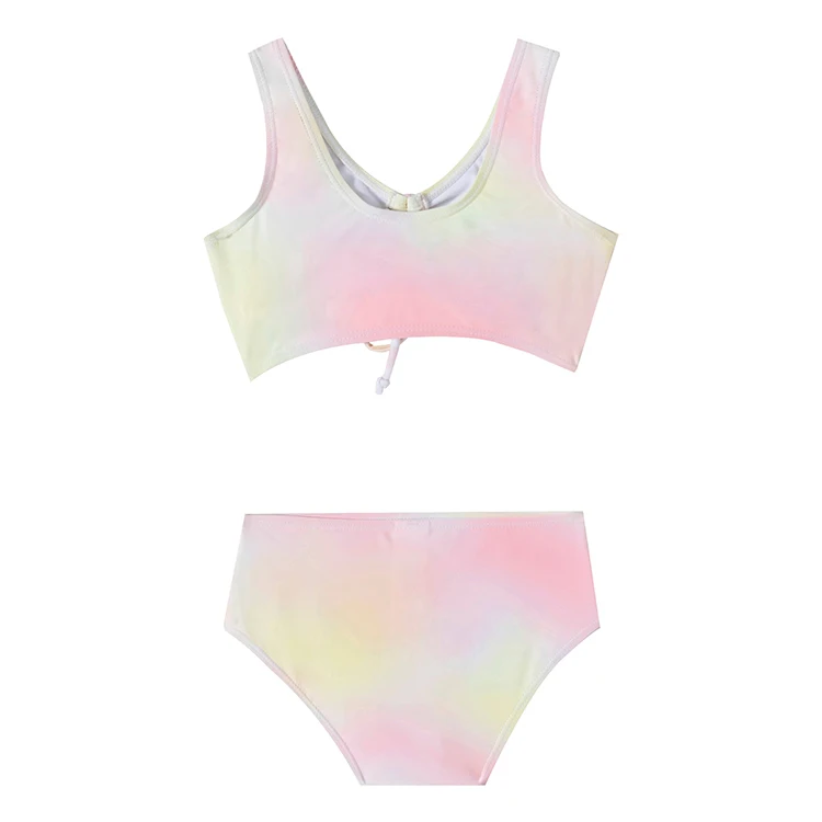 Wholesale adjustable drawstring model bikini kids swimming girls swimwear 8 year old girl in bikini baby children swimwear