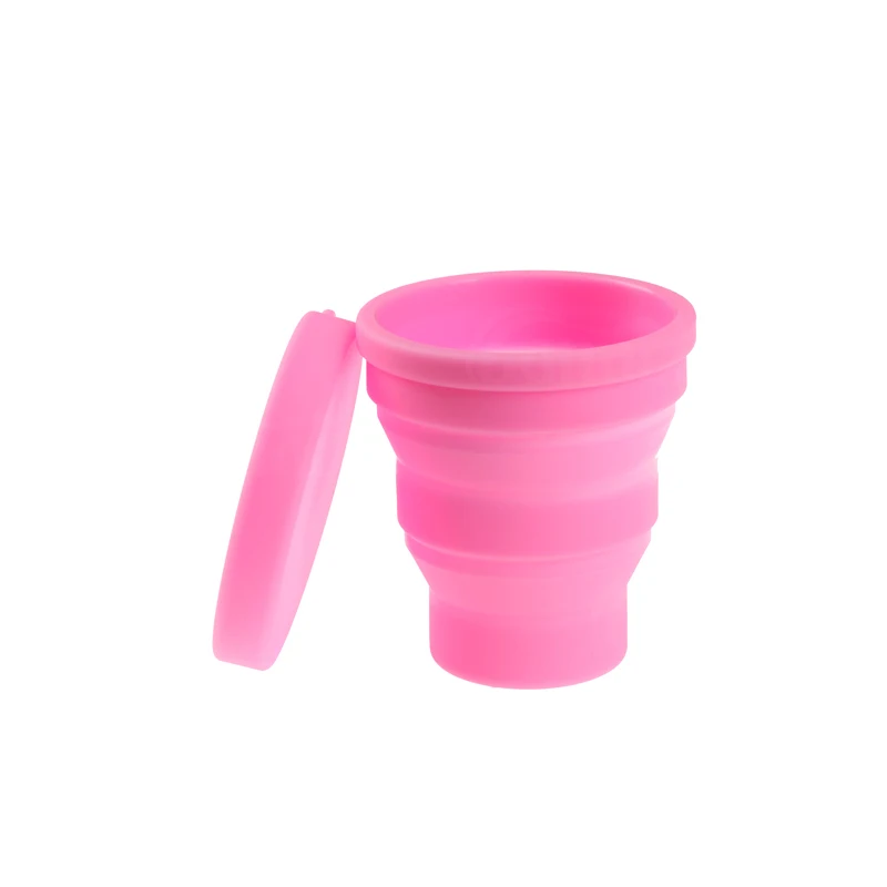 Guaranteed quality women foldable reusable 100% medical silicone menstrual cup