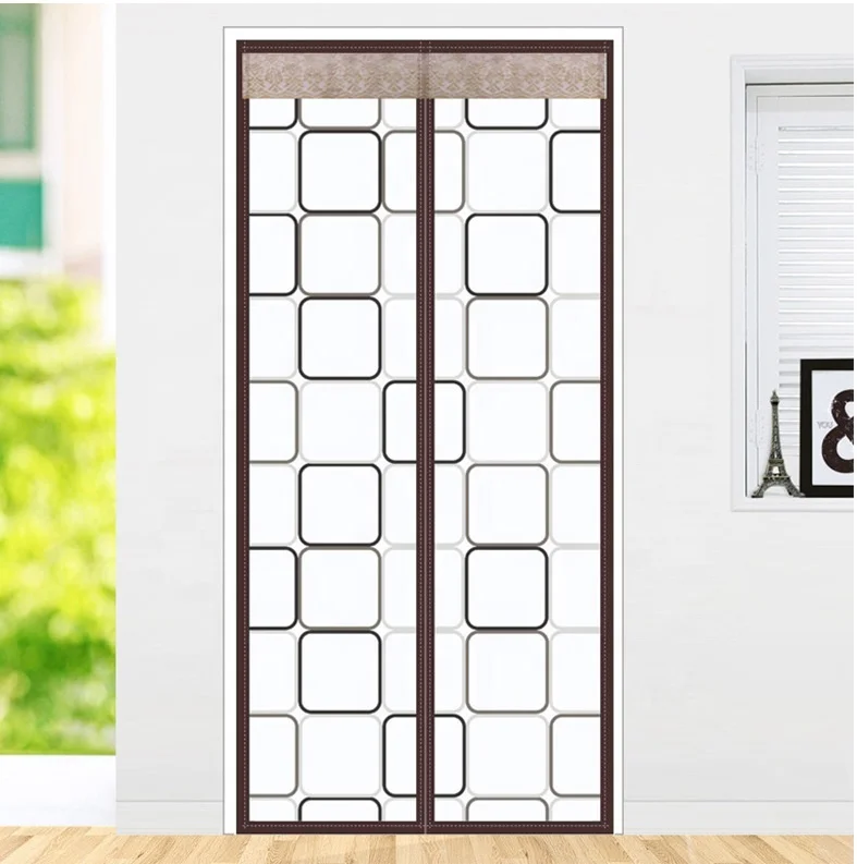 Wind-proof EVA door curtain air lock EVA diy magnetic door screen PVC screen door