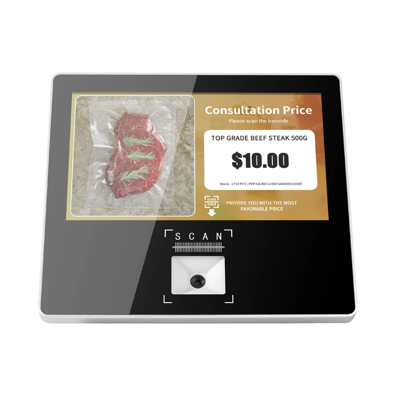 Licon 11.6inch price checker machine Touch Screen Fixed Mounted WiFi 1D 2D Barcode Scanner Android10 POS  and windows pos